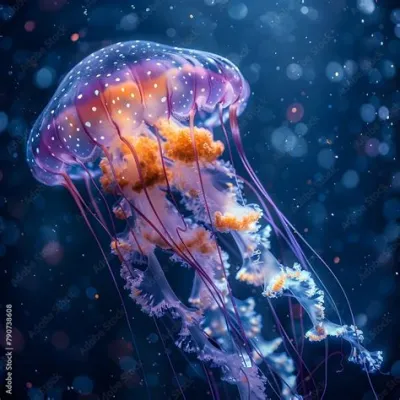  Lions Mane Jellyfish: A Pulsating Beacon of Bioluminescence in the Depths!